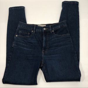 Everlane High Rise Dark Wash Jeans